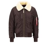 Alpha Industries Injector III Bomber Jacket for Men Hunter Brown