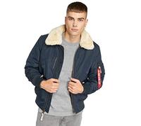 Alpha Industries Injector III Bomber Jacket for Men Rep.Blue