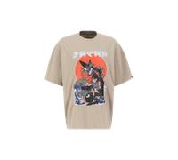 Alpha Industries Japan Warrior T-Shirt for Men Size 2XL - vintage sand