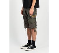 Alpha Industries Jet Camo Short for Men Size 42 - dark olive camo