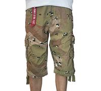 Alpha Industries Jet Camo Short for Men Size 32 - chocolate chip