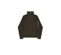 Alpha Industries Knitted Troyer Knitwear for Men Size 2XL - mud olive