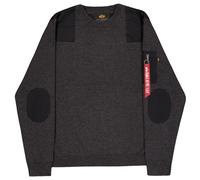 Alpha Industries Knitted Utility Sweater Knitwear for Men Size S - black