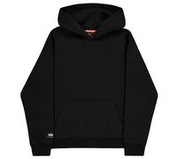 Alpha Industries Label Backprint Hoodie - Black