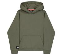 Alpha Industries Label Backprint Hoodie for Men Size 2XL - dark olive