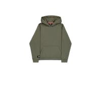 Alpha Industries Label Backprint Hoodie for Men Size L - dark olive