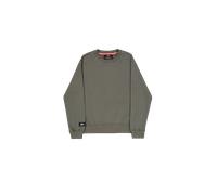 Alpha Industries Label Backprint Sweatshirt for Men Size M - dark olive