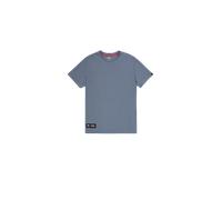 Alpha Industries Label Backprint T-Shirt for Men Size S - denim blue