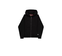 Alpha Industries Label Zip Back Print Hoodie for Men Size XS - black