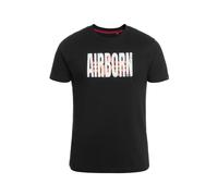 Alpha Industries Logo Airborn Short Sleeve T-shirt Black L Men