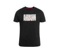 Alpha Industries Logo Airborn Short Sleeve T-shirt Black S Men