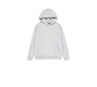 Alpha Industries Logo Backprint Hoodie for Men Size S - pastel grey