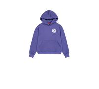 Alpha Industries Logo Backprint Hoodie Women for Women Size S - night purple