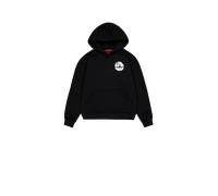 Alpha Industries Logo Backprint Hoodie Women for Women Size XS - black