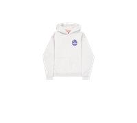 Alpha Industries Logo Backprint Hoodie Women for Women Size XS - pastel grey melange