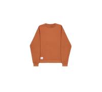 Alpha Industries Logo Backprint Oversized Sweatshirt for Men Size L - hazel brown