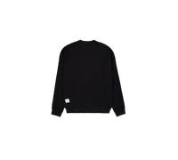 Alpha Industries Logo Backprint Sweatshirt for Men Size 3XL - black