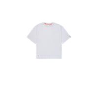 Alpha Industries Logo Code Back Print T-Shirt for Men Size 2XL - pastel grey