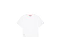 Alpha Industries Logo Code Back Print T-Shirt for Men Size XL - white