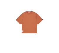 Alpha Industries Logo Code Backprint Oversized T-Shirt for Men Size L - hazel brown