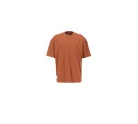 Alpha Industries Logo Code Backprint T-Shirt for Men Size 3XL - hazel brown