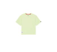 Alpha Industries Logo Code Backprint T-Shirt for Men Size XL - Arctic Lime