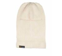 Alpha Industries logo-patch ribbed beanie hat - White One Size