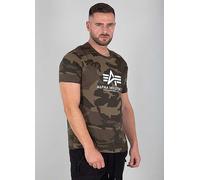 Alpha Industries Logo Print Camouflage T-Shirt Camouflage