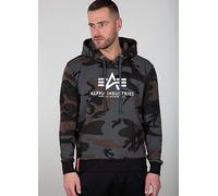 Sweat hooded Alpha Industries Basic Camo Noir XL