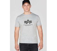 Alpha Industries Logo Print Short Sleeve T-Shirt Grey