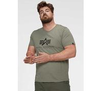 Alpha Industries Logo Print Short Sleeve T-Shirt Olive
