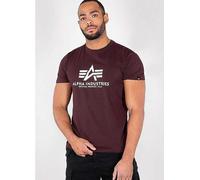 Alpha Industries Logo Print Short Sleeve T-Shirt Red