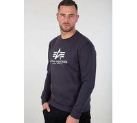 Alpha Industries Logo Print Sweatshirt Navy