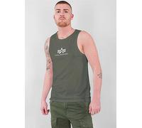 Alpha Industries Basic Sleeveless T-shirt Green M Men
