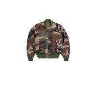 Alpha Industries MA-1 Base Camo Flight Bomber Jacket for Men Size S - wdl camo 65