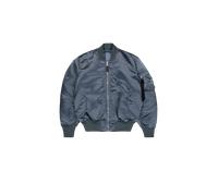 Alpha Industries MA-1 Base Flight UV Bomber Jacket for Men Size XL - denim blue