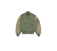 Alpha Industries MA-1 Camo Back Embroidery Bomber Jacket for Men Size XS - sage-green