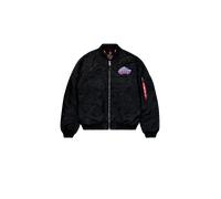 Alpha Industries MA-1 Candy Crew Bomber Jacket for Men Size S - black