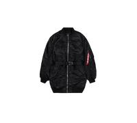 Alpha Industries MA-1 Coat Bomber Jacket Women for Women Size L - black