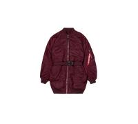Alpha Industries MA-1 Coat Bomber Jacket Women for Women Size XS - dark cherry