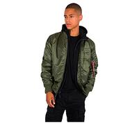 Alpha Industries MA-1 D-Tec Bomber Jacket for Men Darkgreen/Black