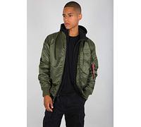 Alpha Industries MA-1 D-Tec Bomber Jacket for Men Darkgreen/Black