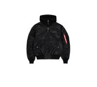 Alpha Industries MA-1 D-Tec Hood Bomber Jacket for Men Size 3XL - black/black