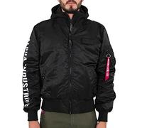 Alpha Industries MA-1 D-Tec SE Bomber Jacket for Men Black/Reflective