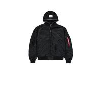 Alpha Industries MA-1 D-Tec Studio Bomber Jacket for Men Size XL - black/black