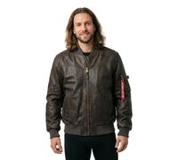 Leather jacket Alpha Industries MA-1 FL Vintage Brown S