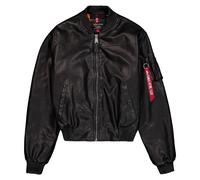 Alpha Industries Ma-1 Fl Vintage Bomber Jacket Black XS Woman