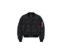 Alpha Industries MA-1 Logo Puffer Bomber Jacket black M