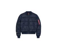 Alpha Industries MA-1 Logo Puffer Winter Jacket Winter Jackets for Men Size S - ultra navy