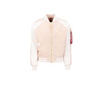 Alpha Industries MA-1 Oversized Light Weight Raglan Women Bomber Jacket for Women Size XS - pale peach